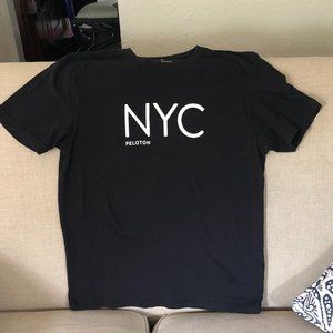 Women's Peloton NYC Tee Shirt Black Sz MED